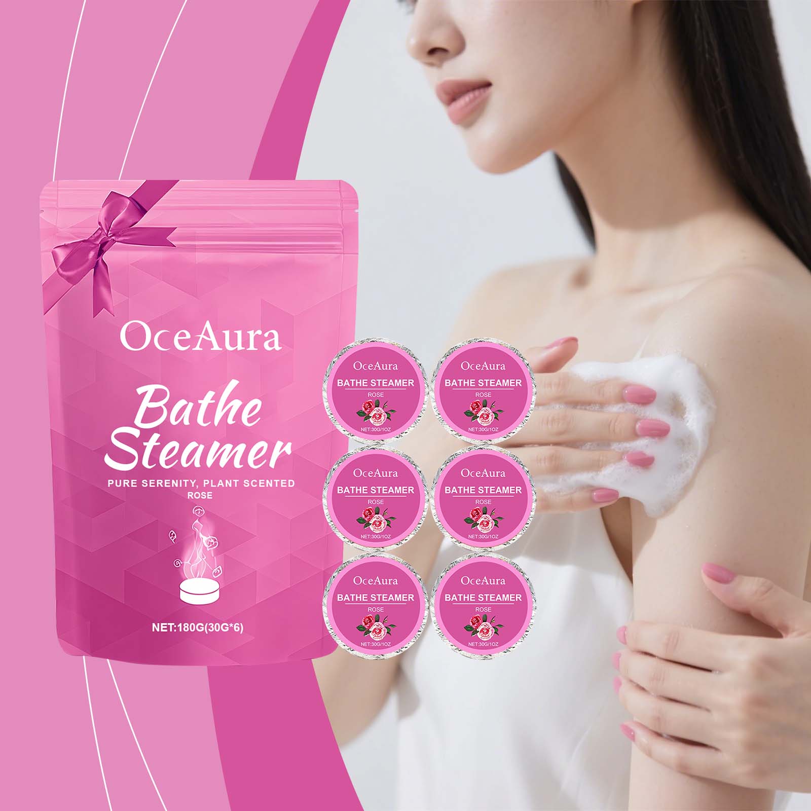 เม็ดฟู่อาบน้ำอโรมาเธอราพี บรรเ - Shower Steamer Tablet บทวิจารณ์และราคา
