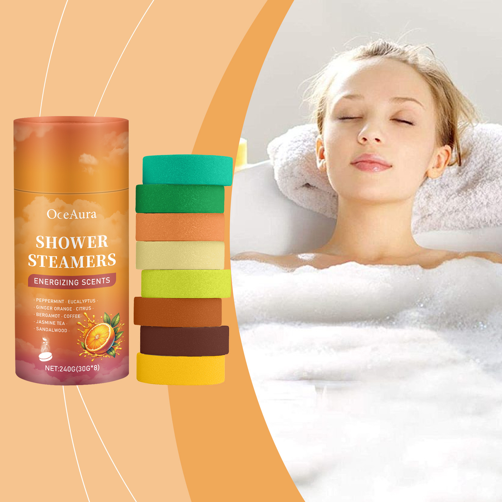 ชุดของขวัญเม็ดฟู่สำหรับอาบน้ำ  - Shower Steamer Tablet บทวิจารณ์และราคา