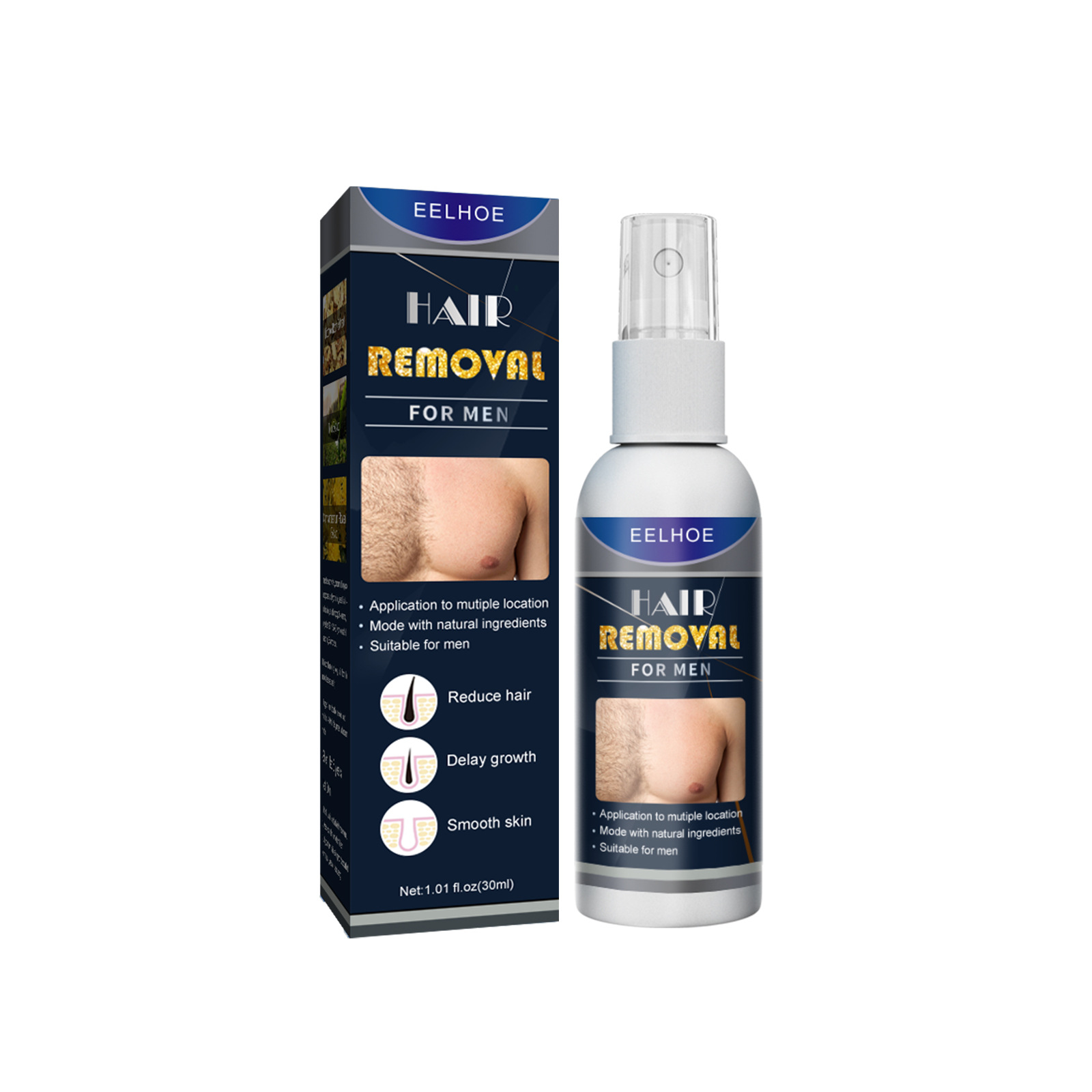 Eelhoe สเปรย์ฟองน้ำถอนขน30มล.  - Hair Removal Cream บทวิจารณ์และราคา