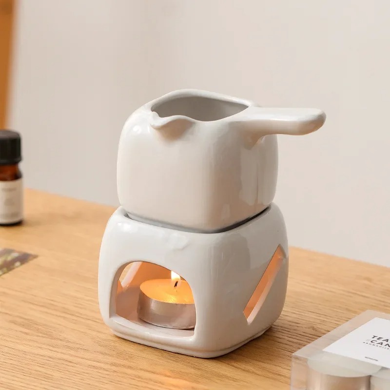 เตาเผาน้ำมันหอมระเหยเซรามิกขนา - Massage Candle Melting บทวิจารณ์และราคา